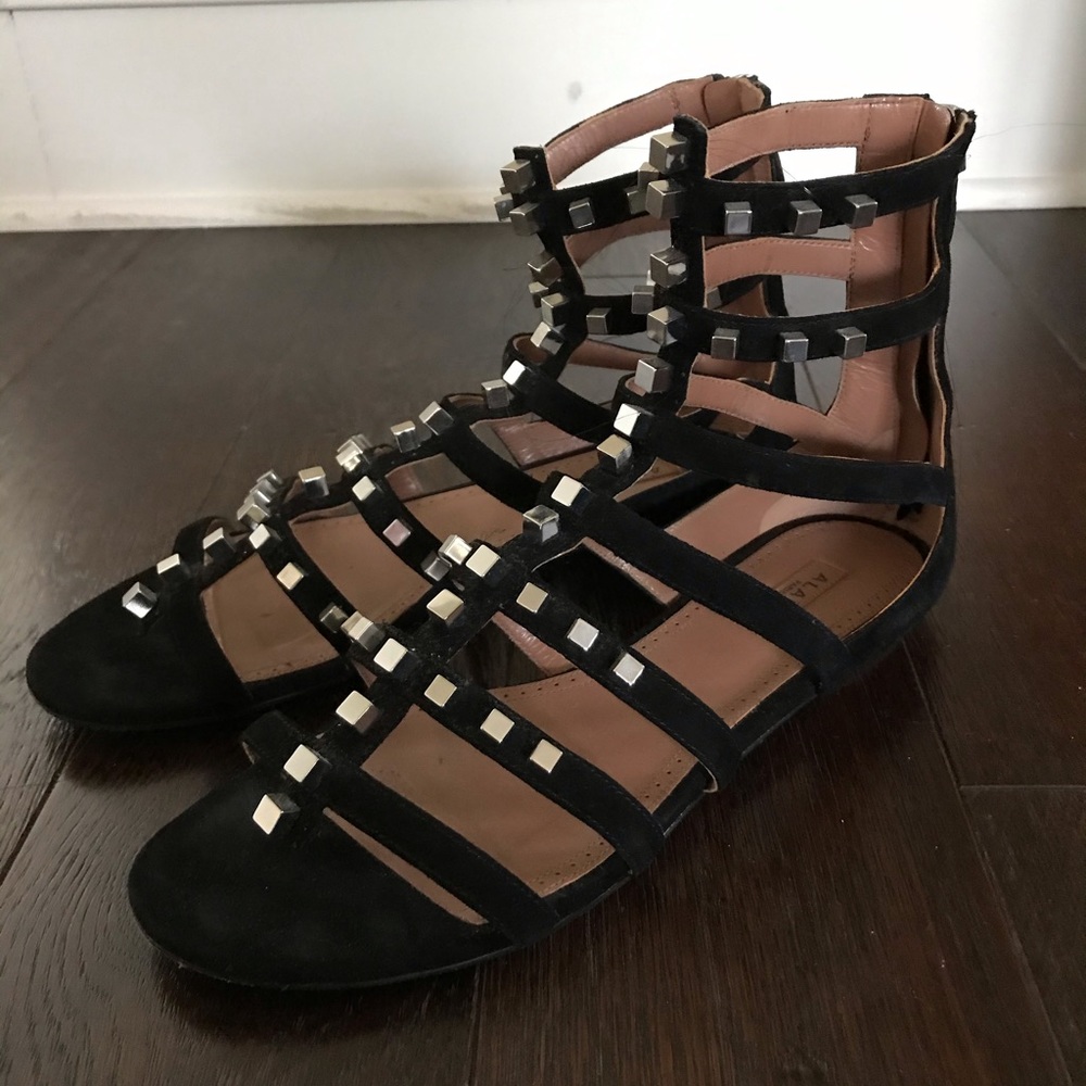 Alaia studded sandal